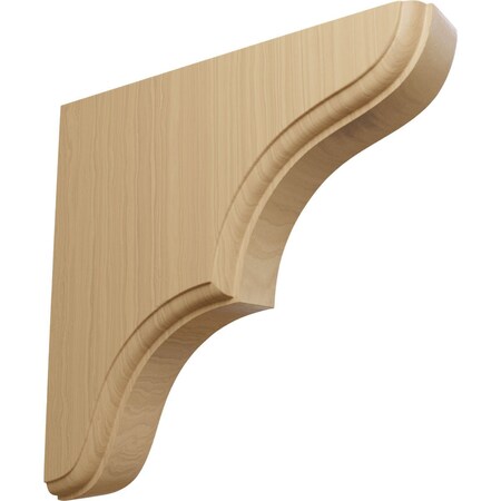 Ekena Millwork 1 3/4"W x 7 1/2"D x 7 1/2"H Stratford Wood Bracket, Cherry BKTW02X08X08STCH